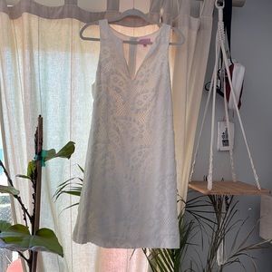 Lined White Lilly Pulitzer cocktail dress
